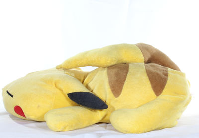 Tomy Kutakuta Sleeping Pikachu Big Plush Left Side